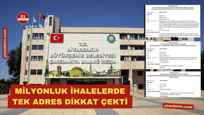 Diyarbakır'da milyonluk ihalelerde tek adres